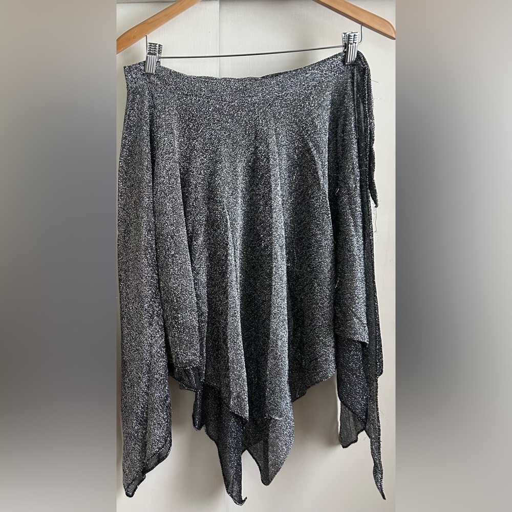 Sparkly Silver Overskirt